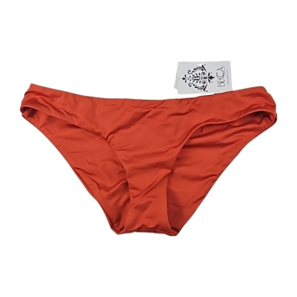 Orange Becca Swim Bottom